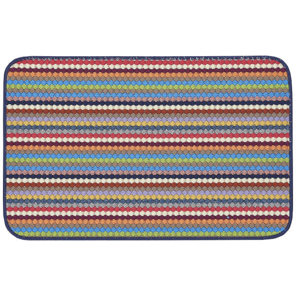 Kensington Washable Mat Multi 80 x 140cm Homebase