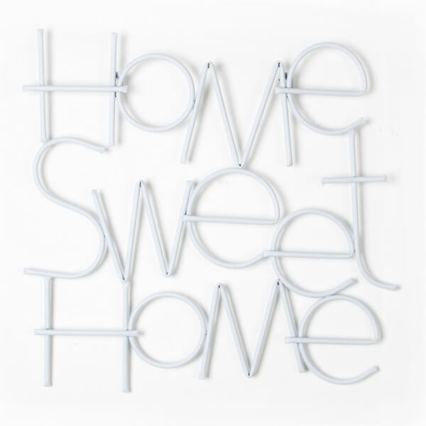 Sweet Home Metal Wall Art Homebase