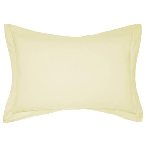Helena Springfield Plain Dye Oxford Pillowcase Citron Homebase