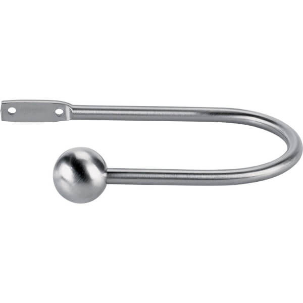 Harrison Drape Satin Nickel 28mm Holdbacks Homebase