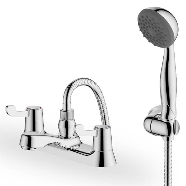 Talisker Lever Bath Shower Mixer Tap Chrome Homebase