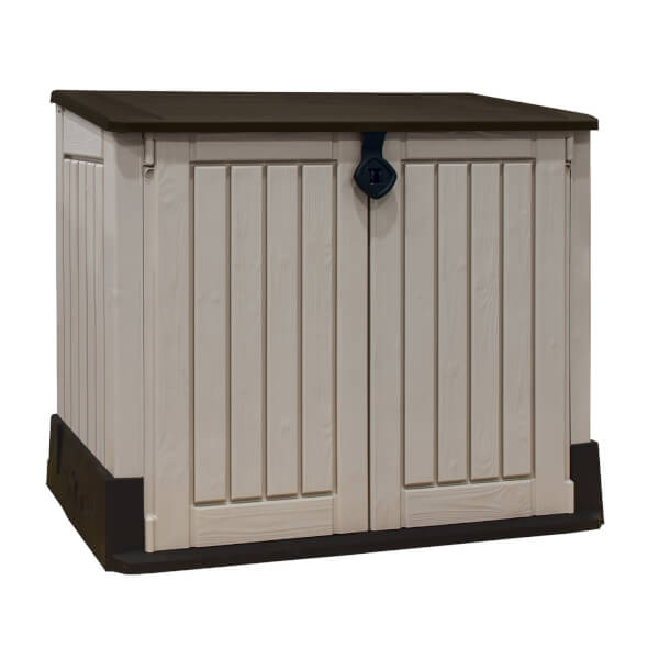 Keter Store It Out Midi Outdoor Garden Storage Box 845L Beige/Brown