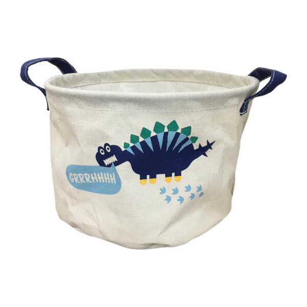 Fabric Toy Storage Basket Dinosaurs Homebase