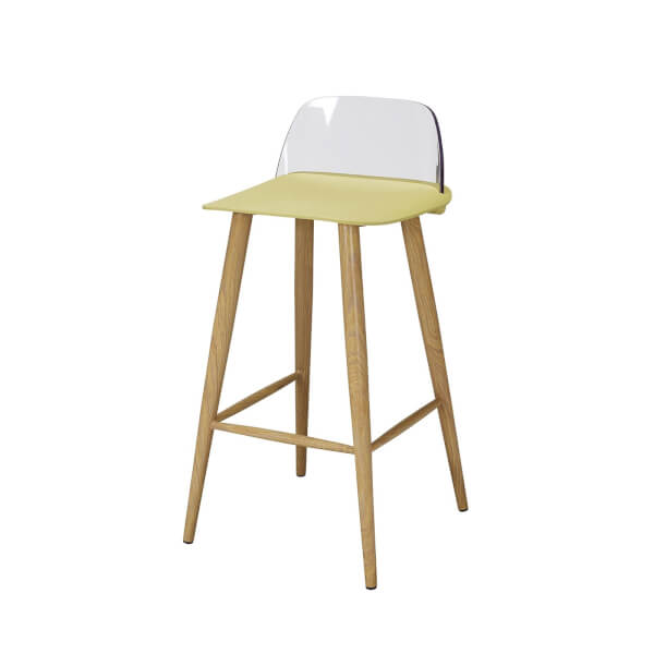 Chelsea Bar Stool Lime Pack of 2 Homebase