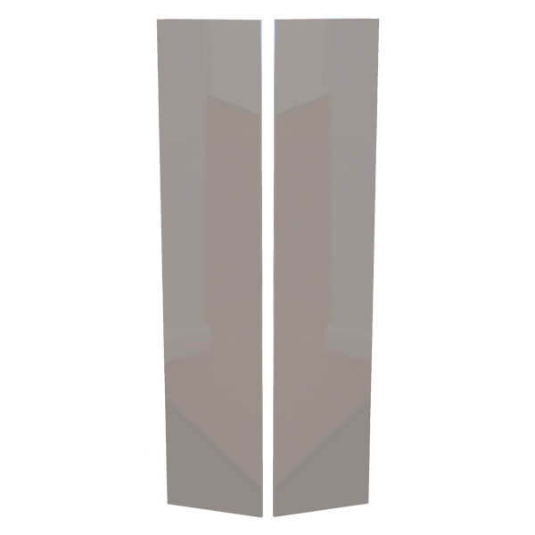 Fitted Bedroom Slab Double Wardrobe Doors Cashmere Homebase