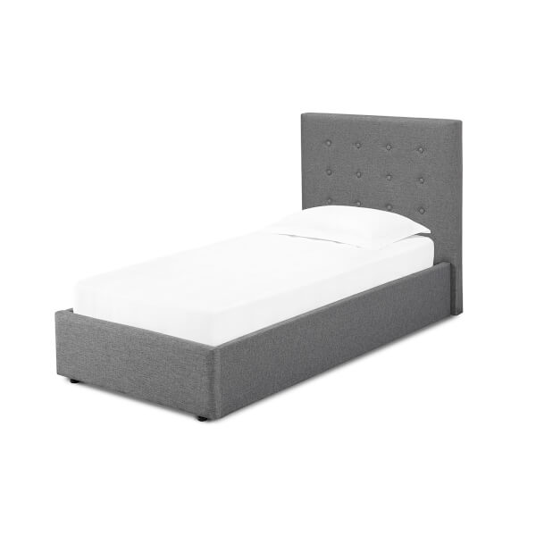 Lucca Lift Single Bed Grey Homebase