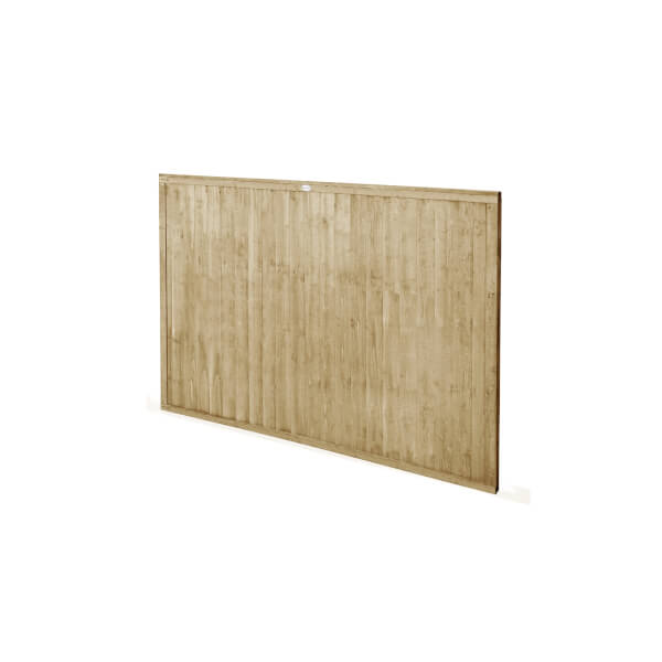 6ft x 4ft (1.83m x 1.22m) Pressure Treated Closeboard Fence Panel