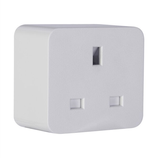 TCP Smart Wifi UK Single Socket Plug White Homebase
