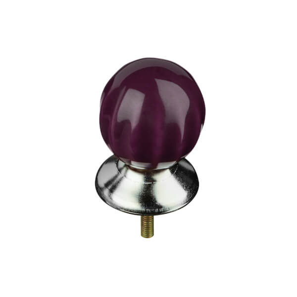 Retro Style Purple Drawer Knobs Homebase