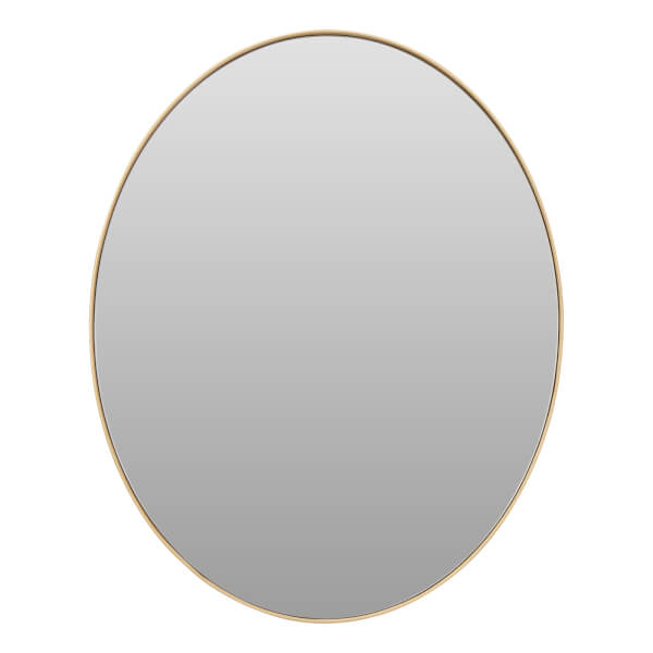 Medium Gold Oval Wall Mirror Homebase