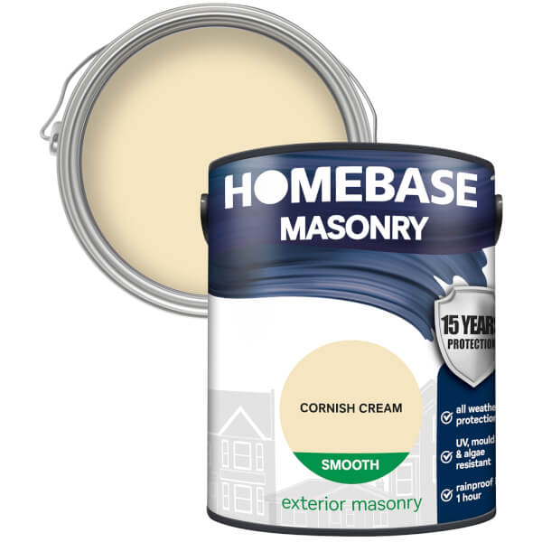 Offer Homebase Homebase Smooth Masonry Paint Cornish