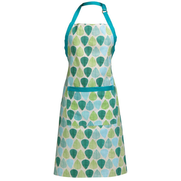 Green Printed Base Leaf Apron Homebase