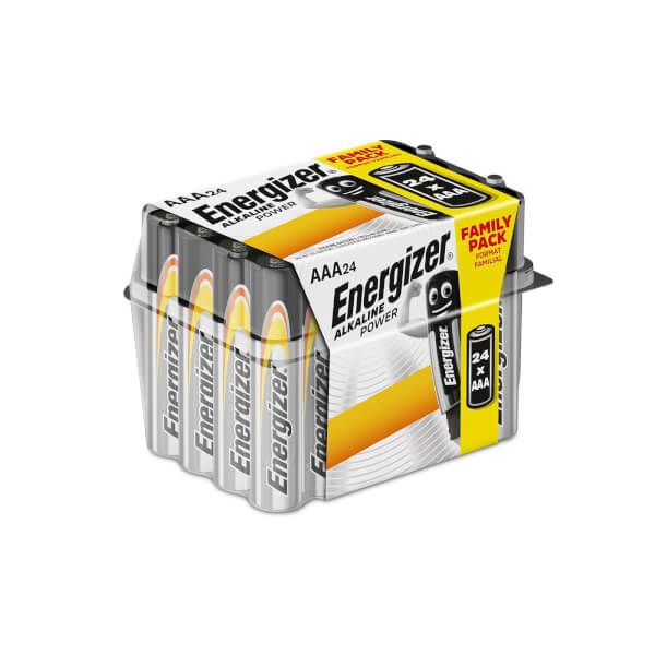 Energizer Alkaline Power AAA Batteries 24 Pack Homebase