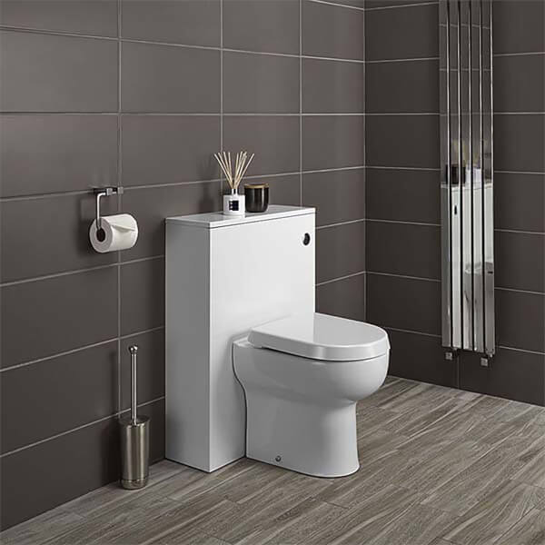 Bathstore Alpine Duo 600mm Toilet Unit (including Dual Cistern Fittings
