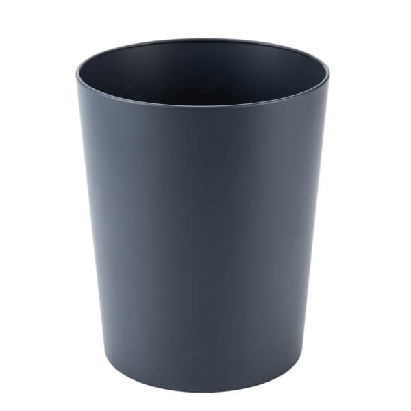 Waste Paper Bin Grey 6L Homebase