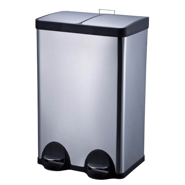 2X30 LITRES PEDAL BIN MATT | Homebase