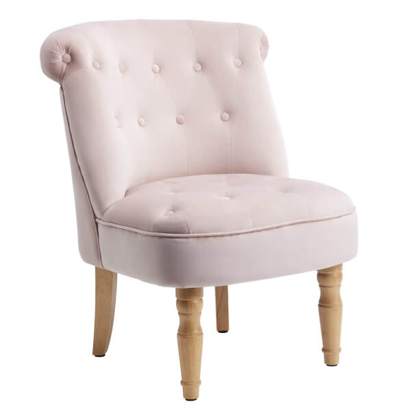 Emily Occasional Chair Dark Blush Homebase