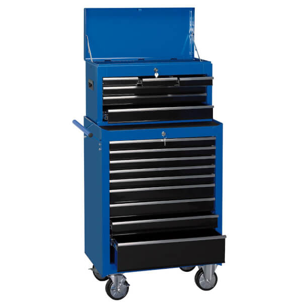 26 Inch Combination Roller Tool Storage Chest 15 Drawer