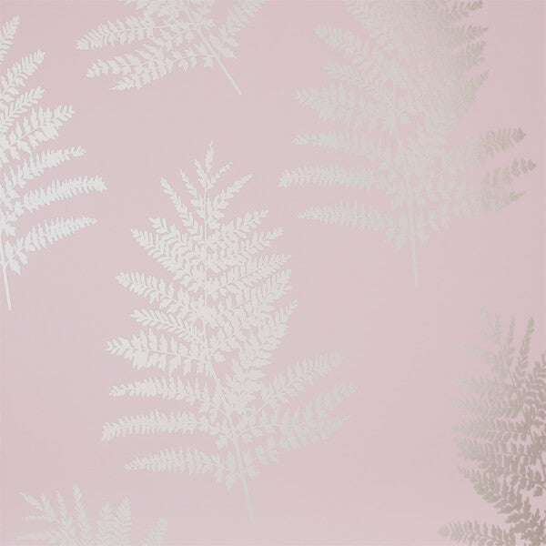 Arthouse Opera Fern Tree Smooth Metallic Blush Pink Wallpaper Homebase