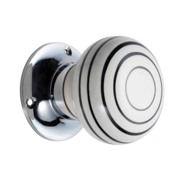 Offer Homebase Sandleford Milan Ceramic Mortice Knob Set