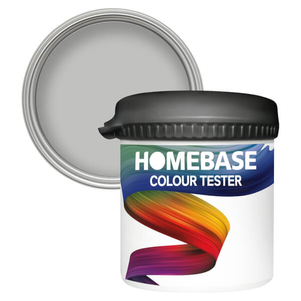 Homebase Matt Colour Paint Tester - Grey Fox 90ml | Homebase
