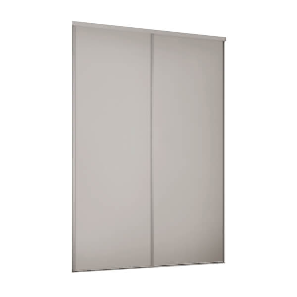 Offer Homebase Classic 2 Door Sliding Wardrobe Kit Cashmere