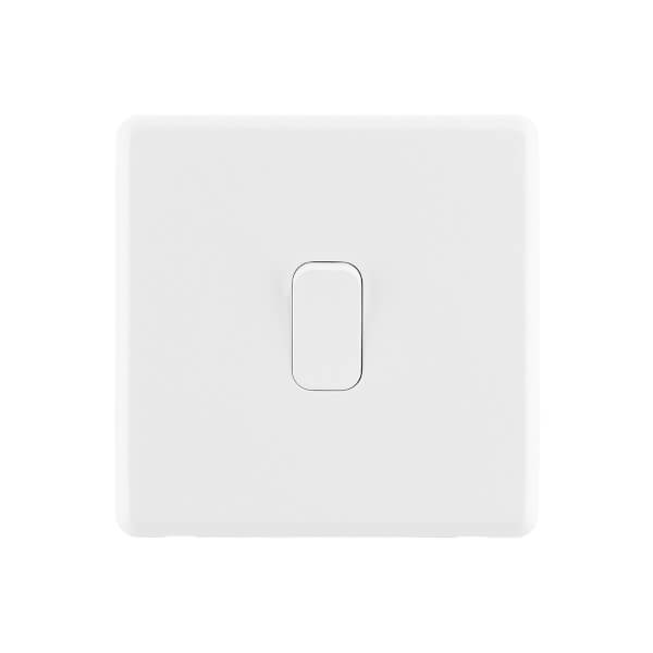 Arlec Rocker 10A 1Gang 2Way Ice White Single light Switch Homebase