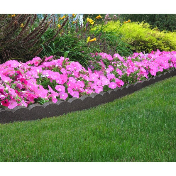 Scalloped Rubber Border Edging Grey Homebase