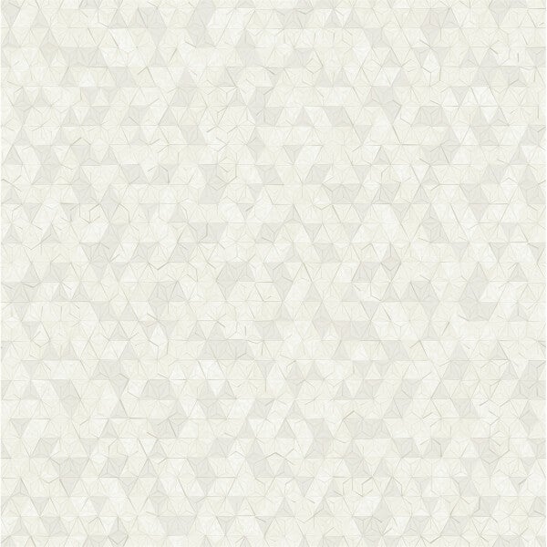Holden Decor Origami Geometric Embossed Metallic Dove Grey Wallpaper