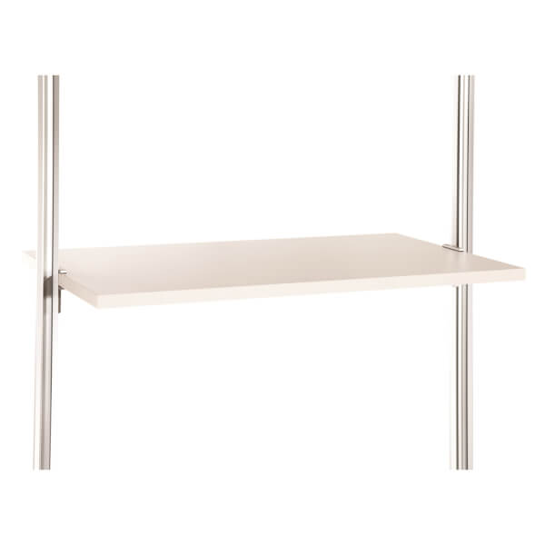 Offer Homebase Relax White Shelf Kit (H)25mm x (W)900mm