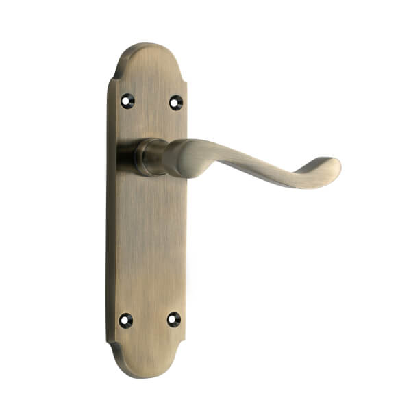 Sandleford Fawley Latch Lever Set Antique Brass Homebase