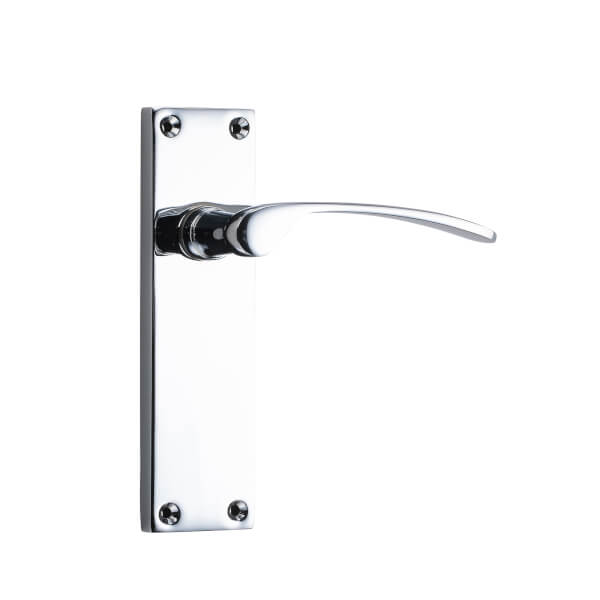 Sandleford Hartwell Latch Lever Set Polished Chrome Homebase