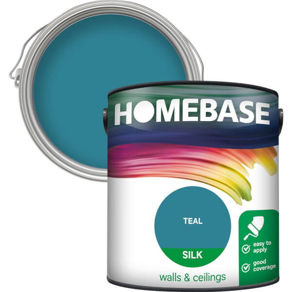 Offer Homebase Homebase Paint Homebase Silk Paint Teal