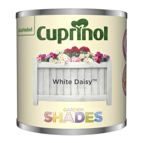 Cuprinol Garden Shades White Daisy Tester 125ml Homebase