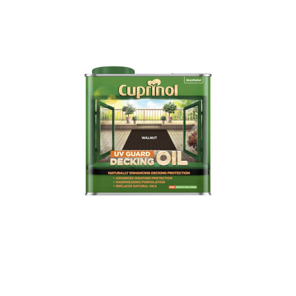 Offer Homebase Cuprinol UV Guard Decking Oil Walnut