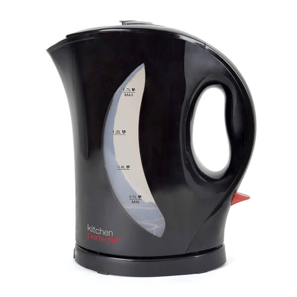 Lloytron 1.7L Cordless Kettle Black Homebase