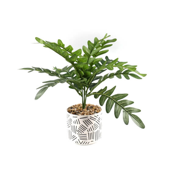 Artificial Plant with Abstract Pot Homebase