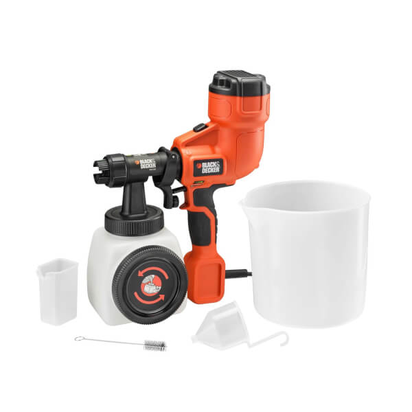 BLACK+DECKER 400W Corded Fine Paint Sprayer (HVLP200GB) Homebase
