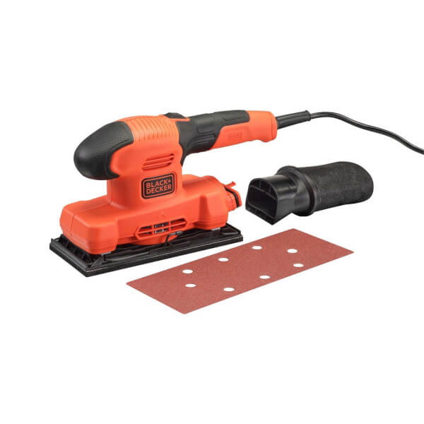 BLACK+DECKER Finishing 1/3 Sheet 150W Corded Sander (BEW220GB) Homebase