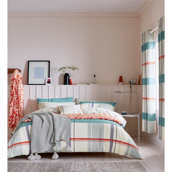 Helena Springfield Copenhagen Klint Duvet Cover Set Double Coral