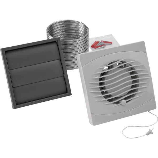 Pullcord Wall Extractor Fan Kit Homebase