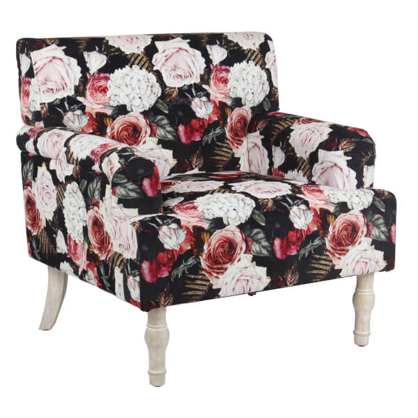 Elizabeth Floral Occasional Chair Homebase