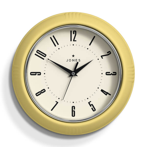 Jones Ketchup Wall Clock Lemon Homebase