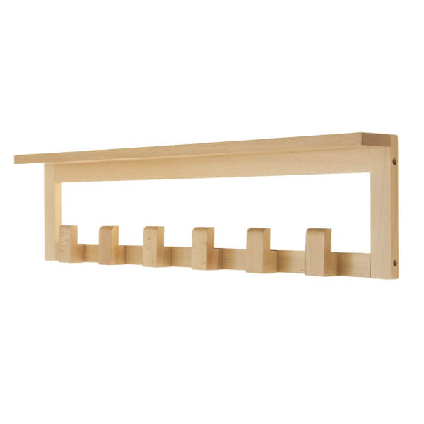 6 Beech Hook Shelf Combo Homebase