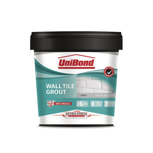 Offer Homebase UniBond UltraForce Wall Tile Grout Grey