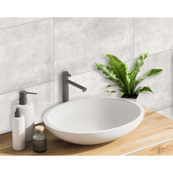 Innovera Decor Decorative Shower & Bathroom Wall Tiles (Rustic Concrete