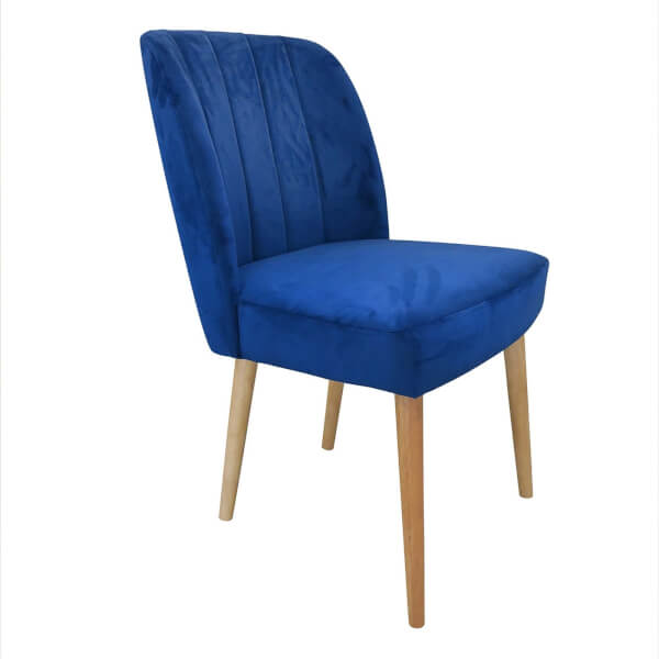 Myra Dining Chairs Set of 2 Midnight Blue Homebase