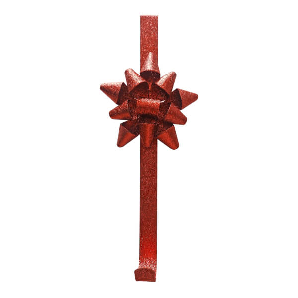 Red Ribbon Wreath Hanger Homebase