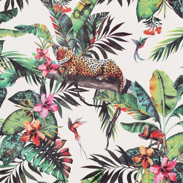 Arthouse Animal Jungle White Multi Wallpaper Homebase