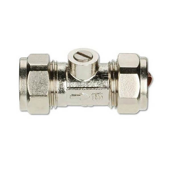 Isolation Valve Compression Fitting 15mm Homebase